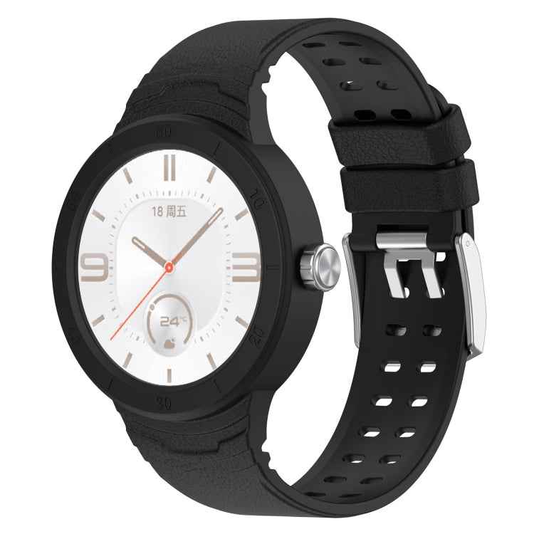 Silicone Breathable Integrated Watch Band For Huawei Watch GT Cyber