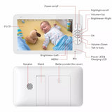 SM70PTZ 7 inch Screen 2.4GHz Wireless Digital Baby Monitor, Auto Night Vision / Two-way Voice Intercom, SM70PTZ