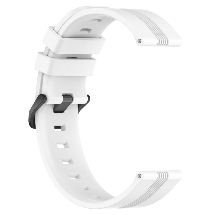 22mm Concave Striped Slicone Watch Band, For Amazfit GTR 4, For Amazfit GTR 3, For Amazfit GTR 3 Pro, For Amazfit GTR 2e