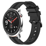 22mm Concave Striped Slicone Watch Band, For Amazfit GTR 4, For Amazfit GTR 3, For Amazfit GTR 3 Pro, For Amazfit GTR 2e