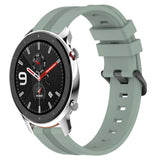 22mm Concave Striped Slicone Watch Band, For Amazfit GTR 4, For Amazfit GTR 3, For Amazfit GTR 3 Pro, For Amazfit GTR 2e
