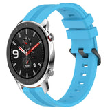 22mm Concave Striped Slicone Watch Band, For Amazfit GTR 4, For Amazfit GTR 3, For Amazfit GTR 3 Pro, For Amazfit GTR 2e