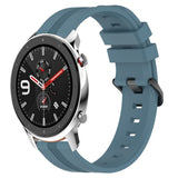 22mm Concave Striped Slicone Watch Band, For Amazfit GTR 4, For Amazfit GTR 3, For Amazfit GTR 3 Pro, For Amazfit GTR 2e