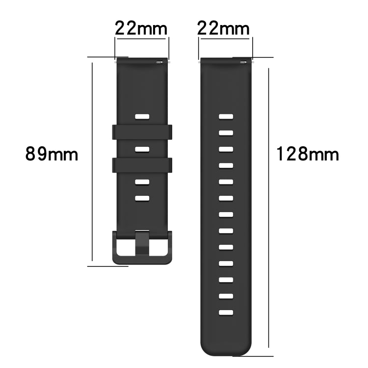 22mm Concave Striped Slicone Watch Band, For Amazfit GTR 4, For Amazfit GTR 3, For Amazfit GTR 3 Pro, For Amazfit GTR 2e