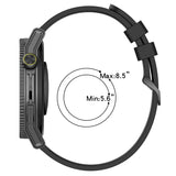22mm Concave Striped Slicone Watch Band, For Amazfit GTR 4, For Amazfit GTR 3, For Amazfit GTR 3 Pro, For Amazfit GTR 2e