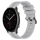 22mm Concave Striped Slicone Watch Band, For Amazfit GTR 4, For Amazfit GTR 3, For Amazfit GTR 3 Pro, For Amazfit GTR 2e