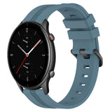22mm Concave Striped Slicone Watch Band, For Amazfit GTR 4, For Amazfit GTR 3, For Amazfit GTR 3 Pro, For Amazfit GTR 2e