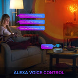 RLD-021 Rainbow Sunset Projector LED USB Bluetooth Wifi RGB Night Light, RLD-021