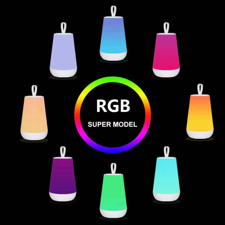 ST117 RGB Remote Control Touch Dimmable Lamp Portable Bedside Night Light, ST117
