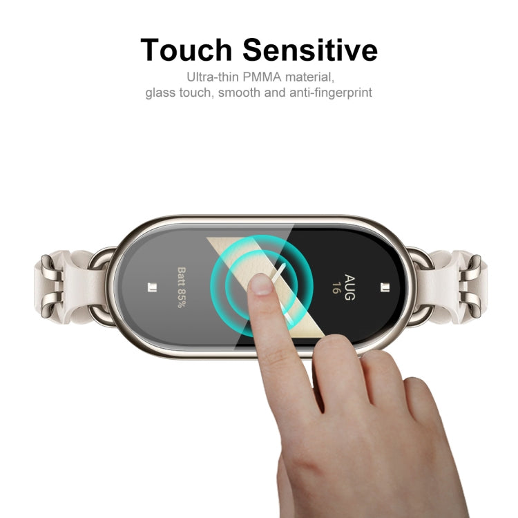 For Xiaomi Band 8 ENKAY Hat-Prince 3D Full Coverage Soft PC Edge + PMMA HD Screen Protector Film, 1pcs, 2pcs, 5pcs, 10pcs