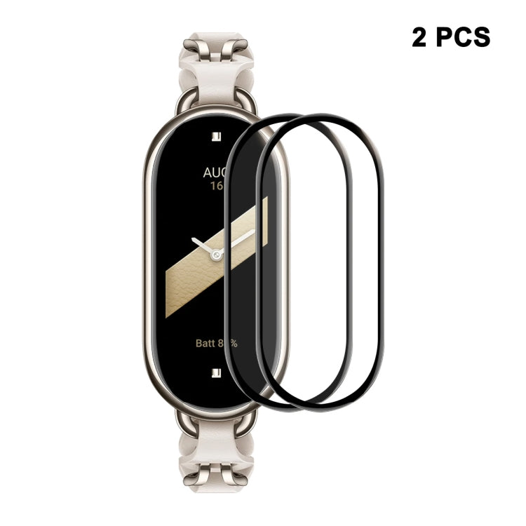 For Xiaomi Band 8 ENKAY Hat-Prince 3D Full Coverage Soft PC Edge + PMMA HD Screen Protector Film, 1pcs, 2pcs, 5pcs, 10pcs