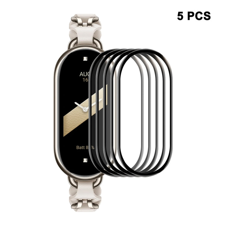 For Xiaomi Band 8 ENKAY Hat-Prince 3D Full Coverage Soft PC Edge + PMMA HD Screen Protector Film, 1pcs, 2pcs, 5pcs, 10pcs