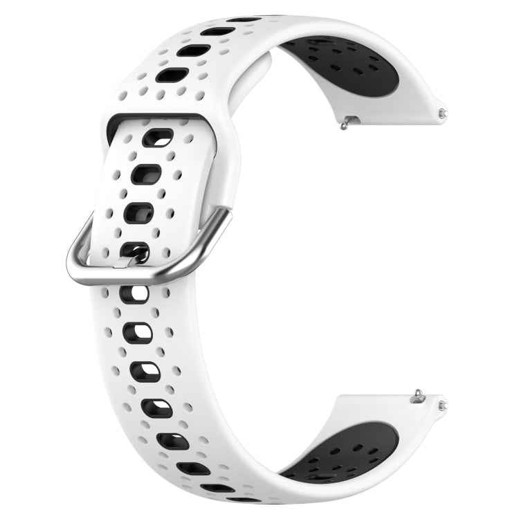 20mm Breathable Two-Color Silicone Watch Band, For Amazfit GTS 3, For Amazfit GTS 2E, For Amazfit GTS 2 Mini