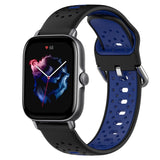 20mm Breathable Two-Color Silicone Watch Band, For Amazfit GTS 3, For Amazfit GTS 2E, For Amazfit GTS 2 Mini