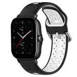 20mm Breathable Two-Color Silicone Watch Band, For Amazfit GTS 3, For Amazfit GTS 2E, For Amazfit GTS 2 Mini