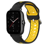 20mm Breathable Two-Color Silicone Watch Band, For Amazfit GTS 3, For Amazfit GTS 2E, For Amazfit GTS 2 Mini