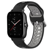 20mm Breathable Two-Color Silicone Watch Band, For Amazfit GTS 3, For Amazfit GTS 2E, For Amazfit GTS 2 Mini