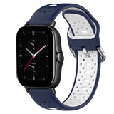 20mm Breathable Two-Color Silicone Watch Band, For Amazfit GTS 3, For Amazfit GTS 2E, For Amazfit GTS 2 Mini