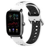 20mm Breathable Two-Color Silicone Watch Band, For Amazfit GTS 3, For Amazfit GTS 2E, For Amazfit GTS 2 Mini