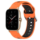 20mm Breathable Two-Color Silicone Watch Band, For Amazfit GTS 2, For Amazfit GTS, For Amazfit GTR 42mm