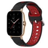 20mm Breathable Two-Color Silicone Watch Band, For Amazfit GTS 2, For Amazfit GTS, For Amazfit GTR 42mm