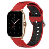 20mm Breathable Two-Color Silicone Watch Band, For Amazfit GTS 2, For Amazfit GTS, For Amazfit GTR 42mm