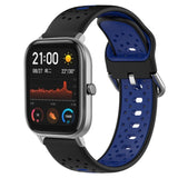 20mm Breathable Two-Color Silicone Watch Band, For Amazfit GTS 2, For Amazfit GTS, For Amazfit GTR 42mm