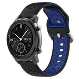 20mm Breathable Two-Color Silicone Watch Band, For Amazfit GTS 2, For Amazfit GTS, For Amazfit GTR 42mm