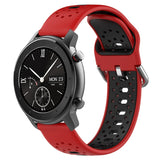 20mm Breathable Two-Color Silicone Watch Band, For Amazfit GTS 2, For Amazfit GTS, For Amazfit GTR 42mm