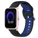 20mm Breathable Two-Color Silicone Watch Band, For Amazfit Pop Pro, For Amazfit Pop, For Amazfit Bip3