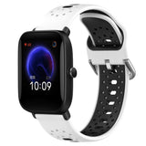 20mm Breathable Two-Color Silicone Watch Band, For Amazfit Pop Pro, For Amazfit Pop, For Amazfit Bip3