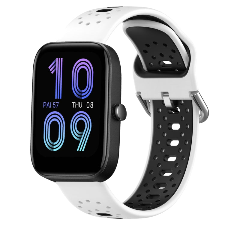 20mm Breathable Two-Color Silicone Watch Band, For Amazfit Pop Pro, For Amazfit Pop, For Amazfit Bip3