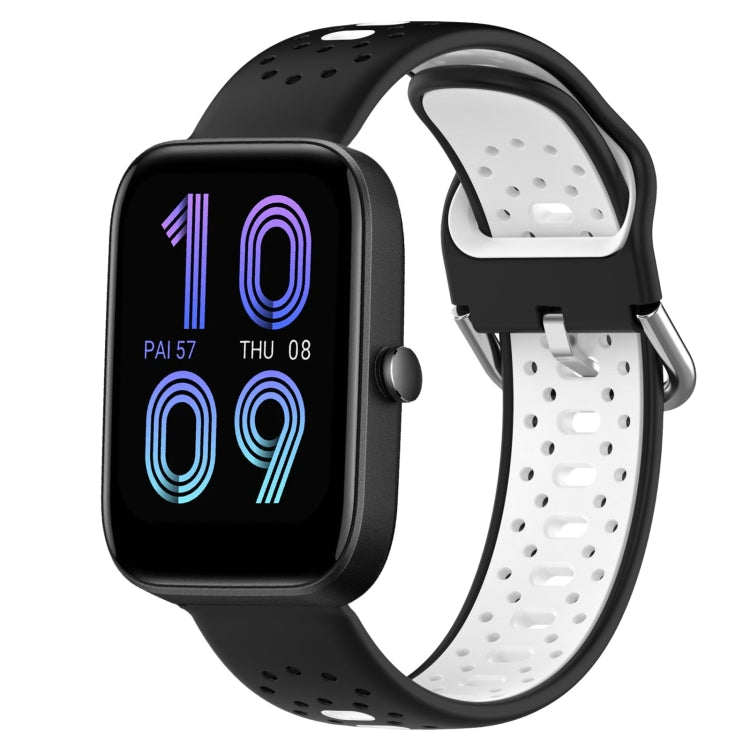 20mm Breathable Two-Color Silicone Watch Band, For Amazfit Pop Pro, For Amazfit Pop, For Amazfit Bip3