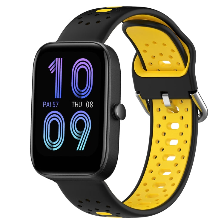 20mm Breathable Two-Color Silicone Watch Band, For Amazfit Pop Pro, For Amazfit Pop, For Amazfit Bip3