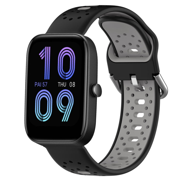 20mm Breathable Two-Color Silicone Watch Band, For Amazfit Pop Pro, For Amazfit Pop, For Amazfit Bip3