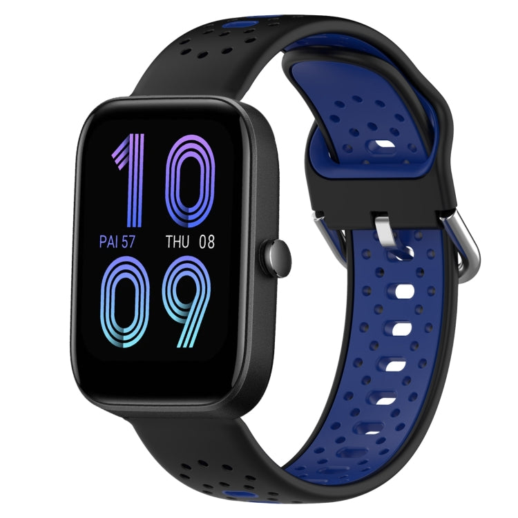 20mm Breathable Two-Color Silicone Watch Band, For Amazfit Pop Pro, For Amazfit Pop, For Amazfit Bip3