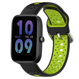 20mm Breathable Two-Color Silicone Watch Band, For Amazfit Pop Pro, For Amazfit Pop, For Amazfit Bip3