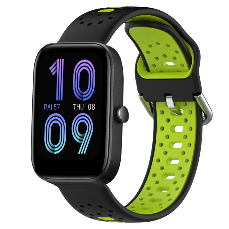 20mm Breathable Two-Color Silicone Watch Band, For Amazfit Pop Pro, For Amazfit Pop, For Amazfit Bip3