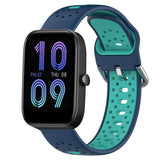 20mm Breathable Two-Color Silicone Watch Band, For Amazfit Pop Pro, For Amazfit Pop, For Amazfit Bip3