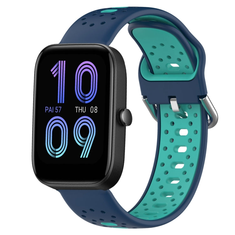 20mm Breathable Two-Color Silicone Watch Band, For Amazfit Pop Pro, For Amazfit Pop, For Amazfit Bip3