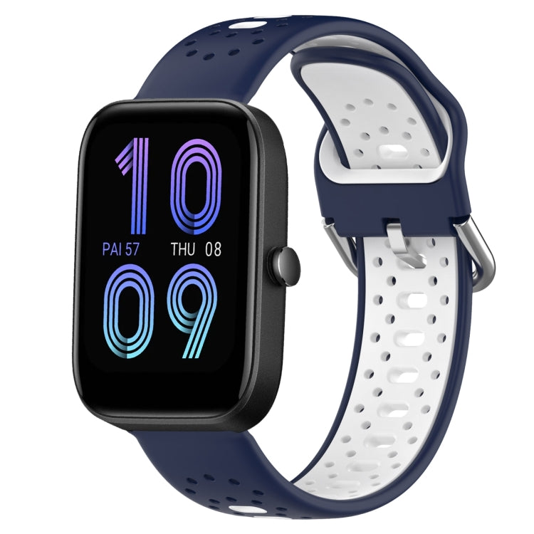 20mm Breathable Two-Color Silicone Watch Band, For Amazfit Pop Pro, For Amazfit Pop, For Amazfit Bip3