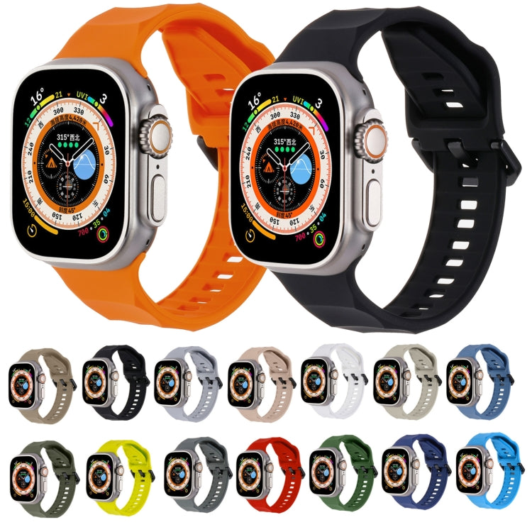 Ripple Silicone Sports Watch Band, For Apple Watch Ultra 49mm, For Apple Watch 8 45mm, For Apple Watch SE 2022 44mm