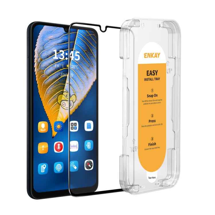 ENKAY Easy Install High Alumina Silicon Full Glass Film For Samsung Galaxy
