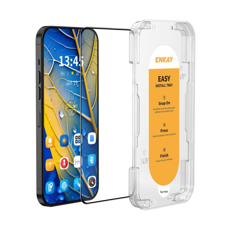 ENKAY Easy Install High Alumina Silicon Full Glass Film For Samsung Galaxy
