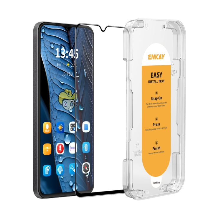 ENKAY Easy Install High Alumina Silicon Full Glass Film For Samsung Galaxy
