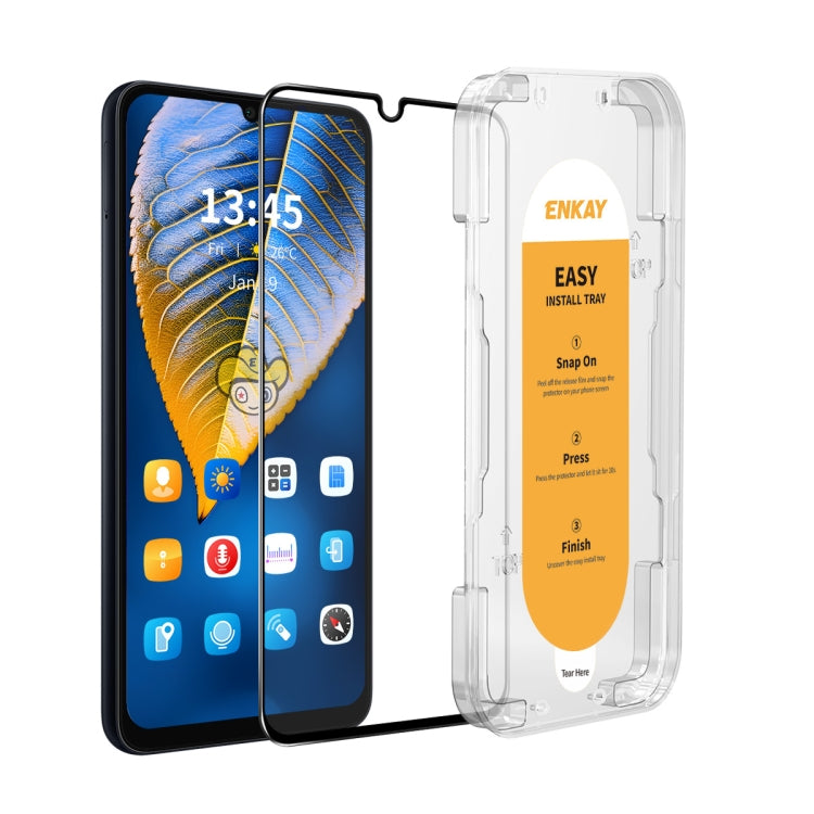 ENKAY Easy Install High Alumina Silicon Full Glass Film For Samsung Galaxy