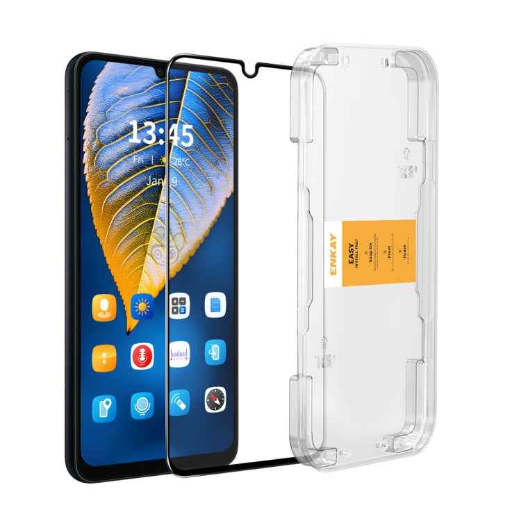 ENKAY Easy Install High Alumina Silicon Full Glass Film For Samsung Galaxy