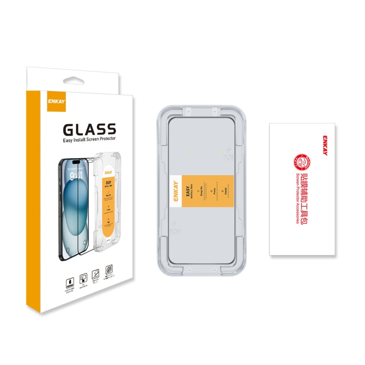ENKAY Easy Install High Alumina Silicon Full Glass Film For Samsung Galaxy