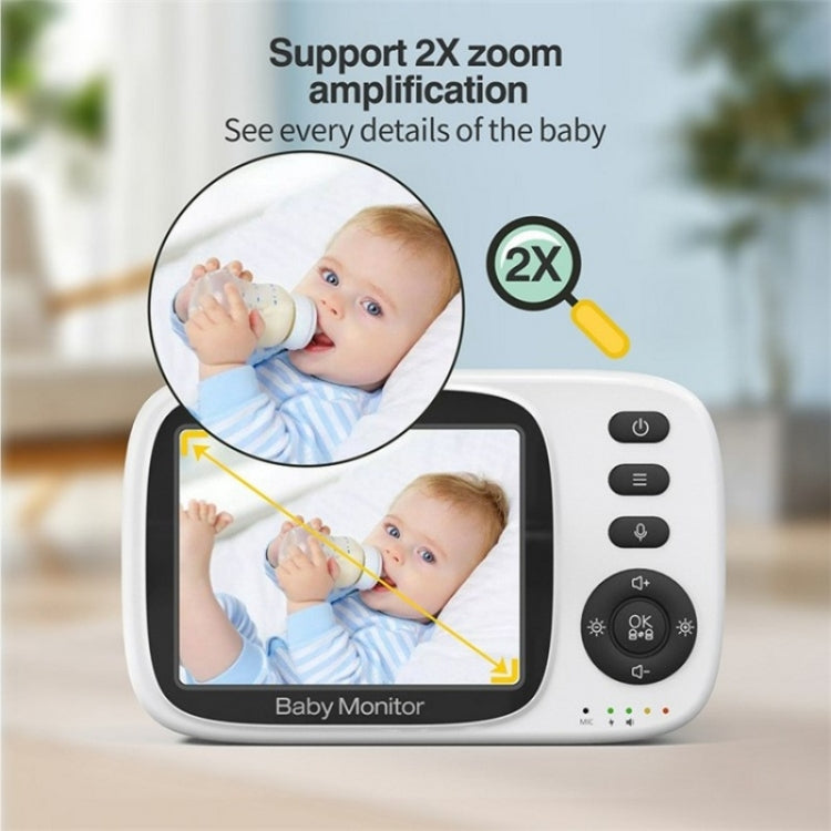 MC632A 2 Way Voice Talk Temperature Monitoring Baby Camera 3.2 inch Screen Baby Monitor, MC632A