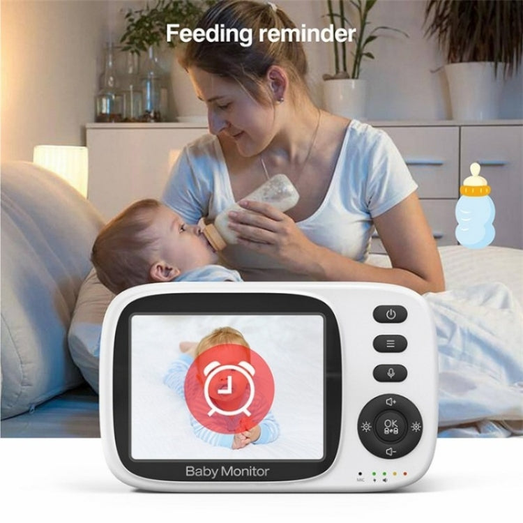 MC632A 2 Way Voice Talk Temperature Monitoring Baby Camera 3.2 inch Screen Baby Monitor, MC632A